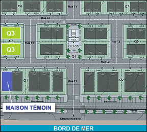 Localisation de la villa Caravela Cap Vert