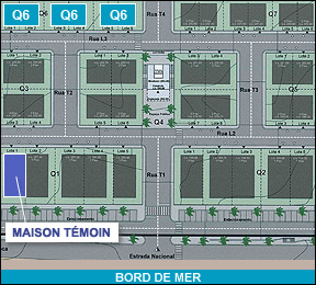 Localisation de la villa Gaivota Cap Vert